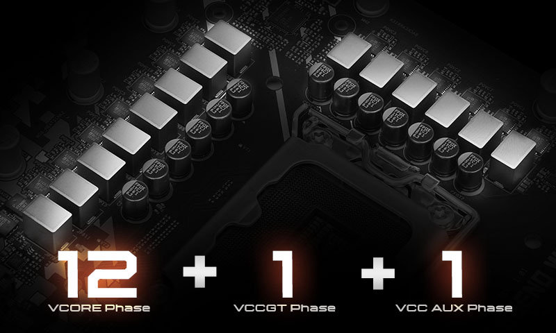 12+1+1 Power Phase Design